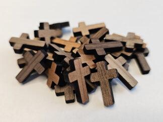 25 kleine DIY Holzkreuze: Vielseitiges Bastelmaterial aus hochwertigem Holz