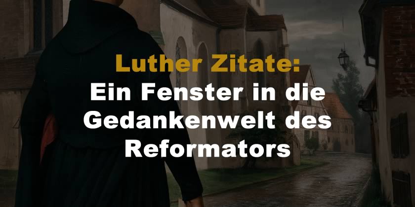 Luther Zitate: Ein Fenster in die Gedankenwelt des Reformators