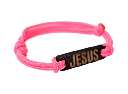 Paracord Armband mit Jesus Gravur
