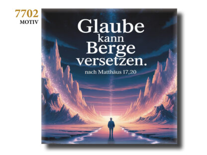 Glaube kann Berge versetzen