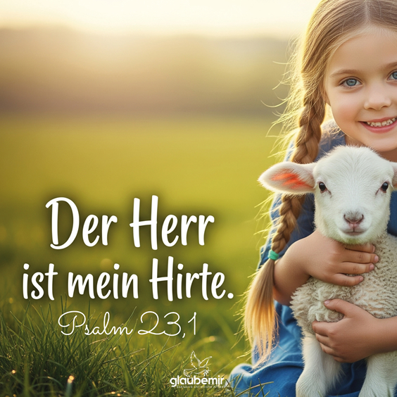 Der Herr ist mein Hirte. Psalm 23,1
