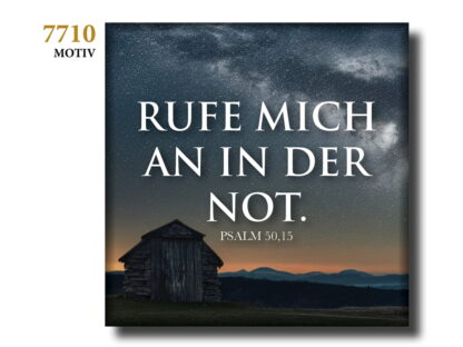 Rufe mich an in der Not. Bibelvers